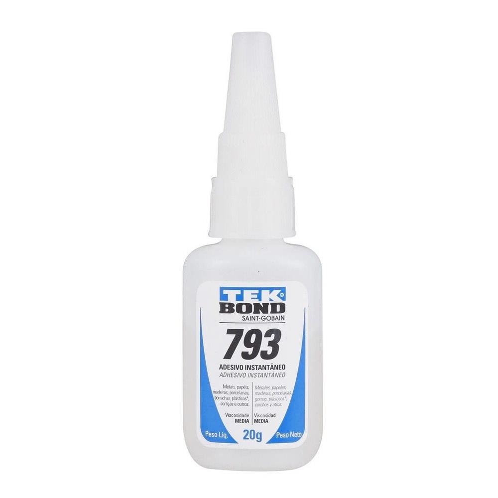 Cola Adesivo 20G Instantâneo 793 Tekbond
