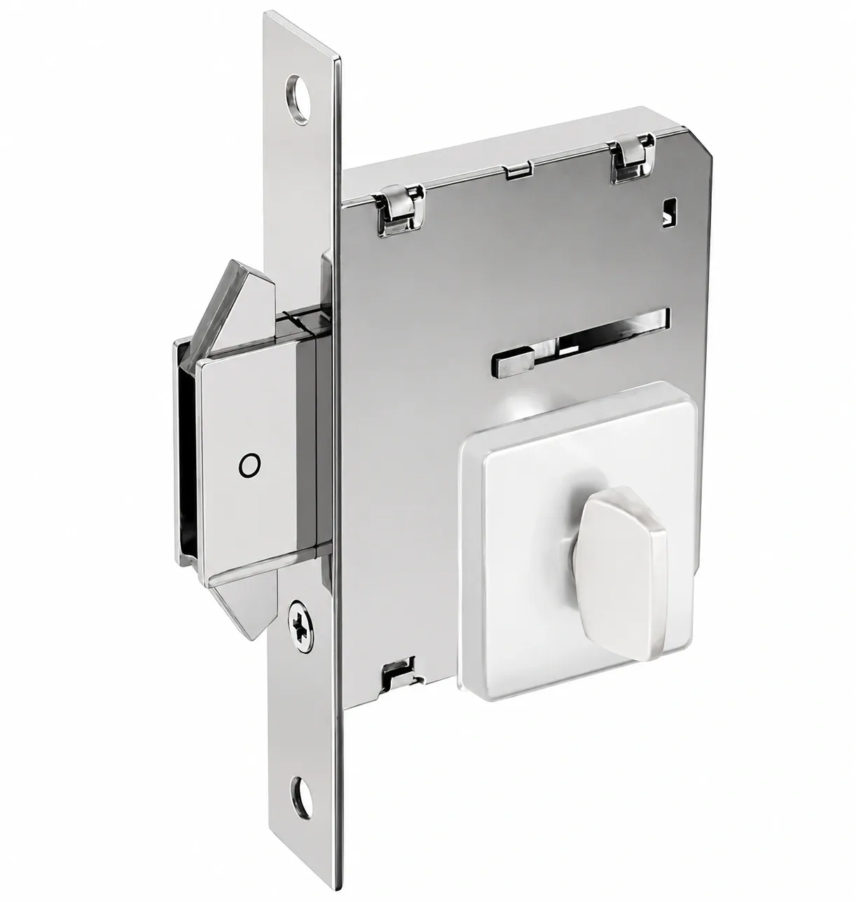 Fechadura Arouca 5006 086-IE Porta de Correr Banheiro Bico Duplo 45mm