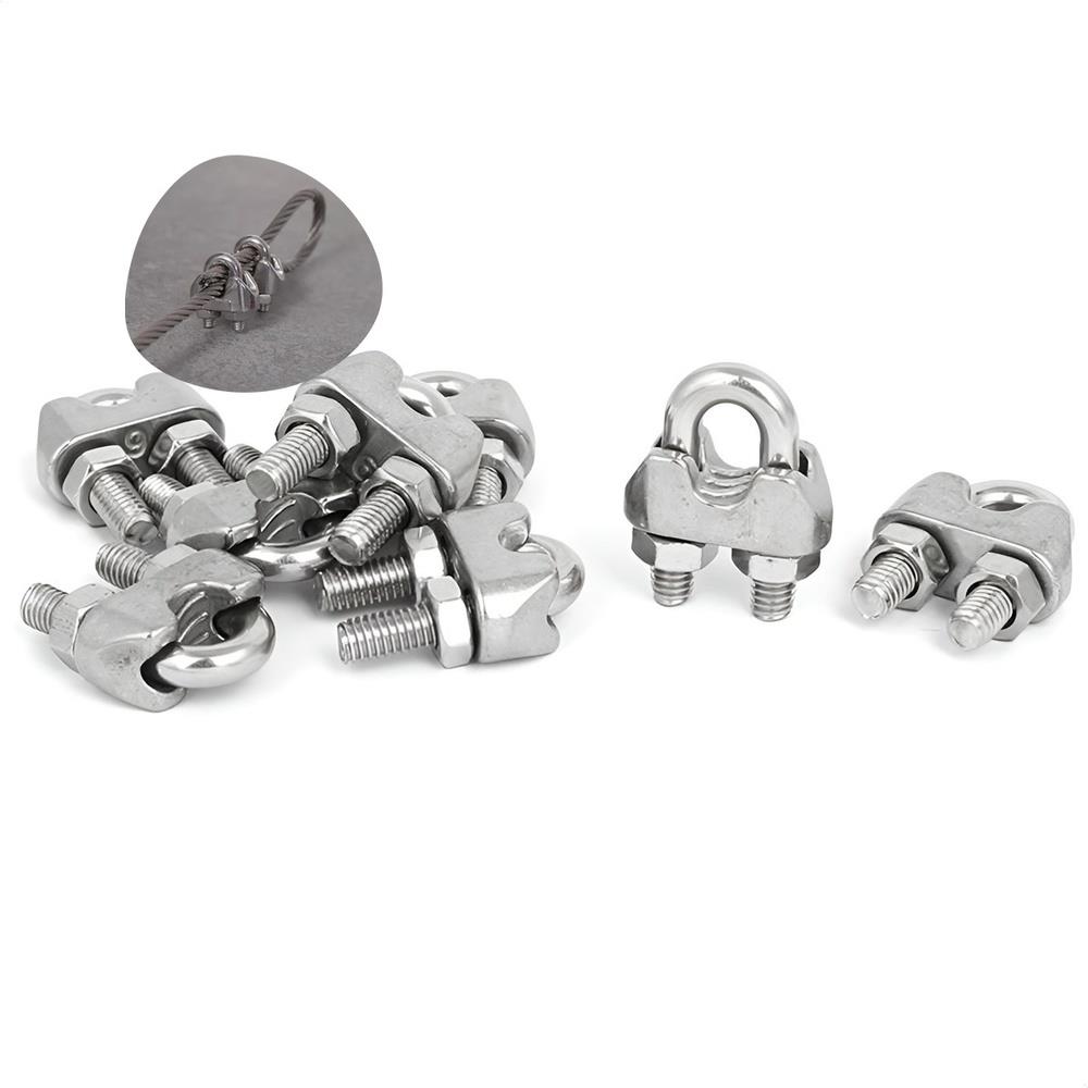 Grampo Clips Para Cabo De Aço 3/8 Profissional Unidade