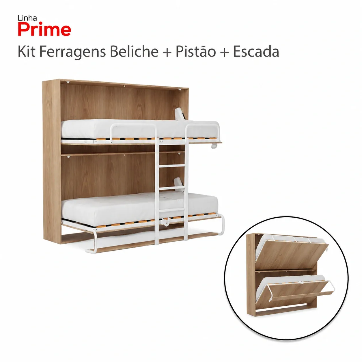 Kit Ferragens para Beliche Horizontal OrangeBed