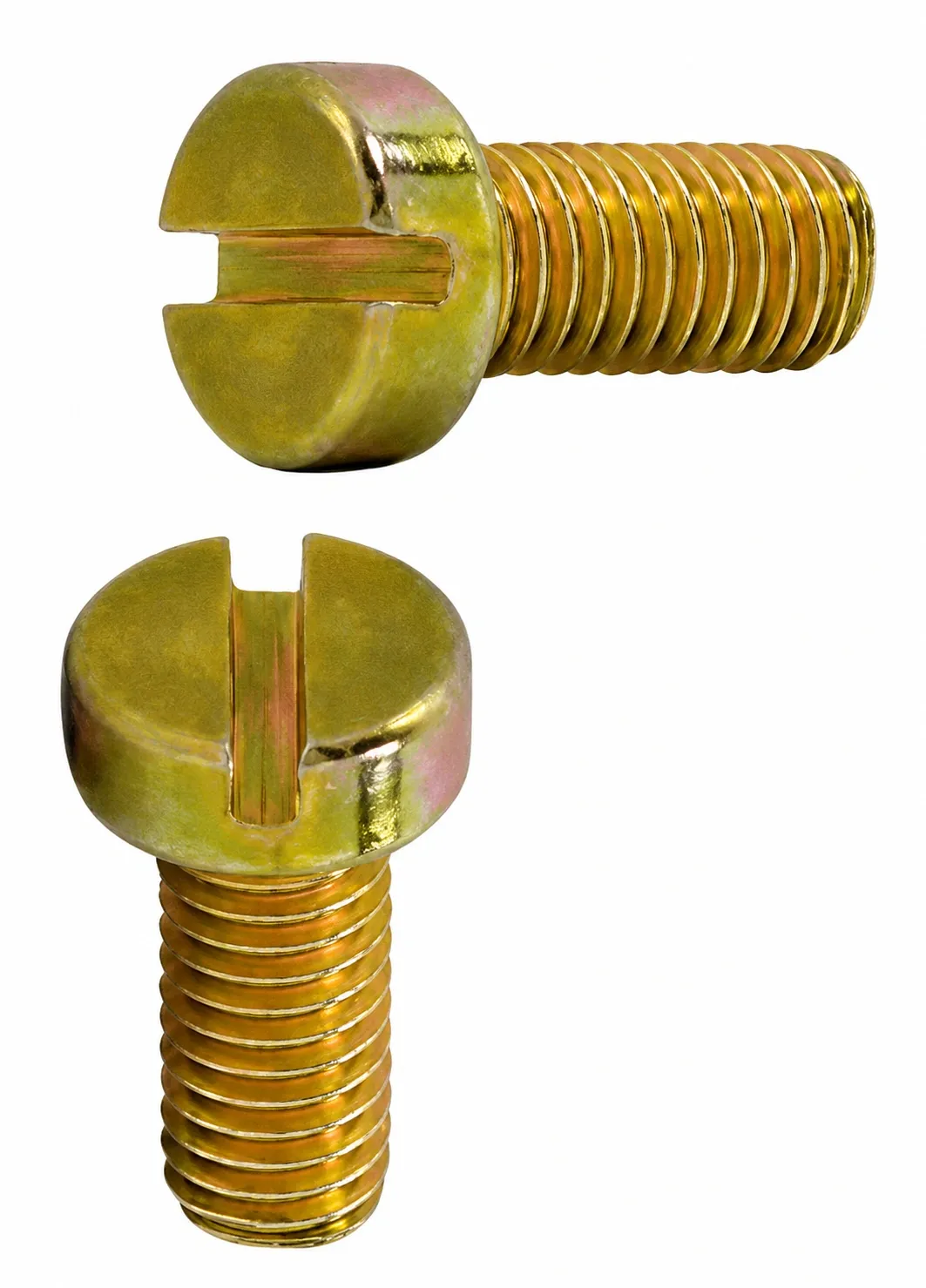Parafuso Fenda Cilíndrica Maquina Bicromatizado M2 0,40x4