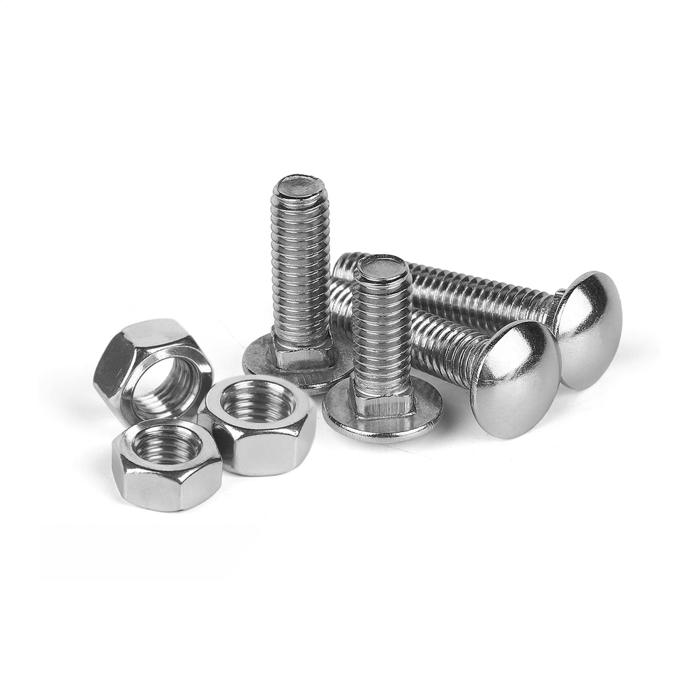 Parafuso Frances para Estruturas Com Porca 5/16x3  - 100 Peças