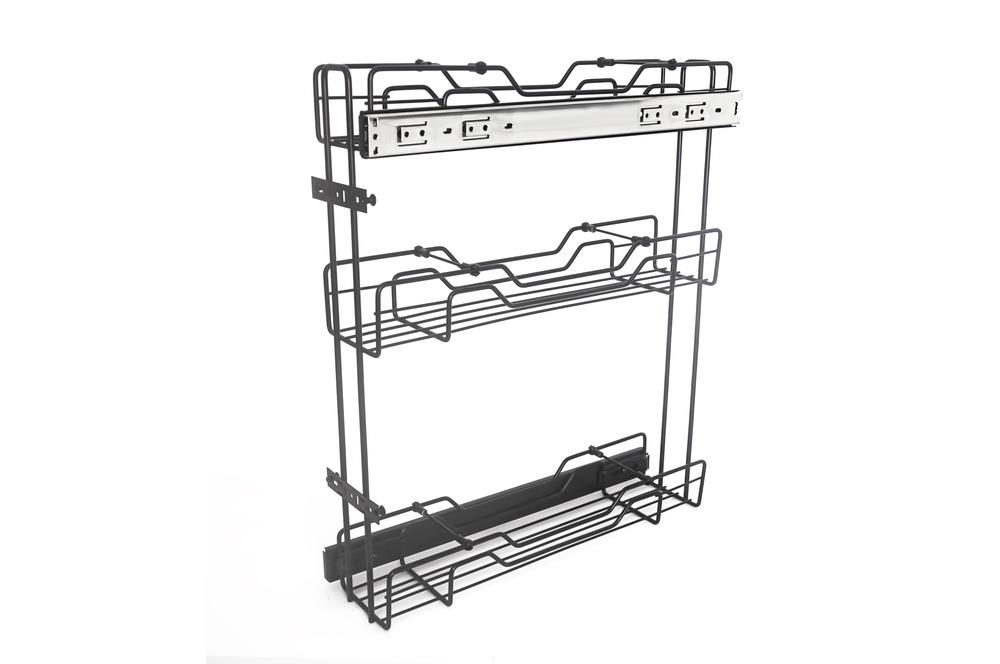 Porta Tempero Latas Óleo Deslizante Preto 2485 Jomer