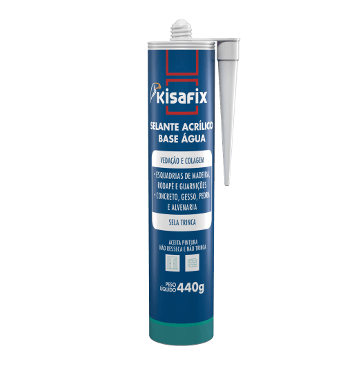 Selante Acrilico Base Agua Trincas E Fissuras 440g - Branco