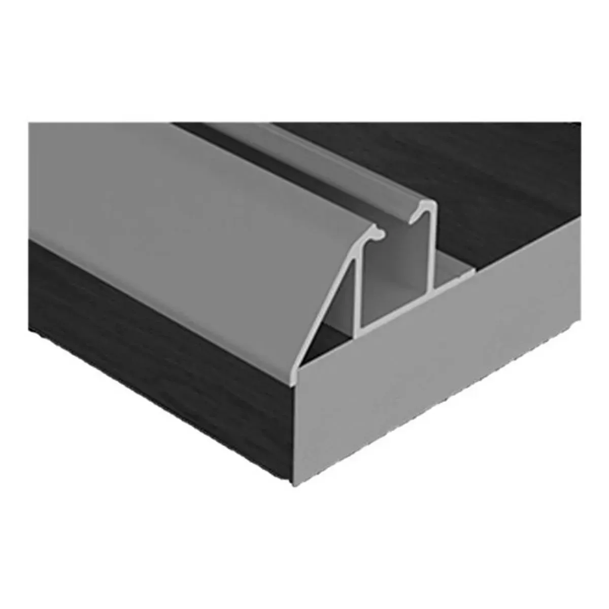 Trilho SPL RM-313 6m Sobrepor Natural Rometal