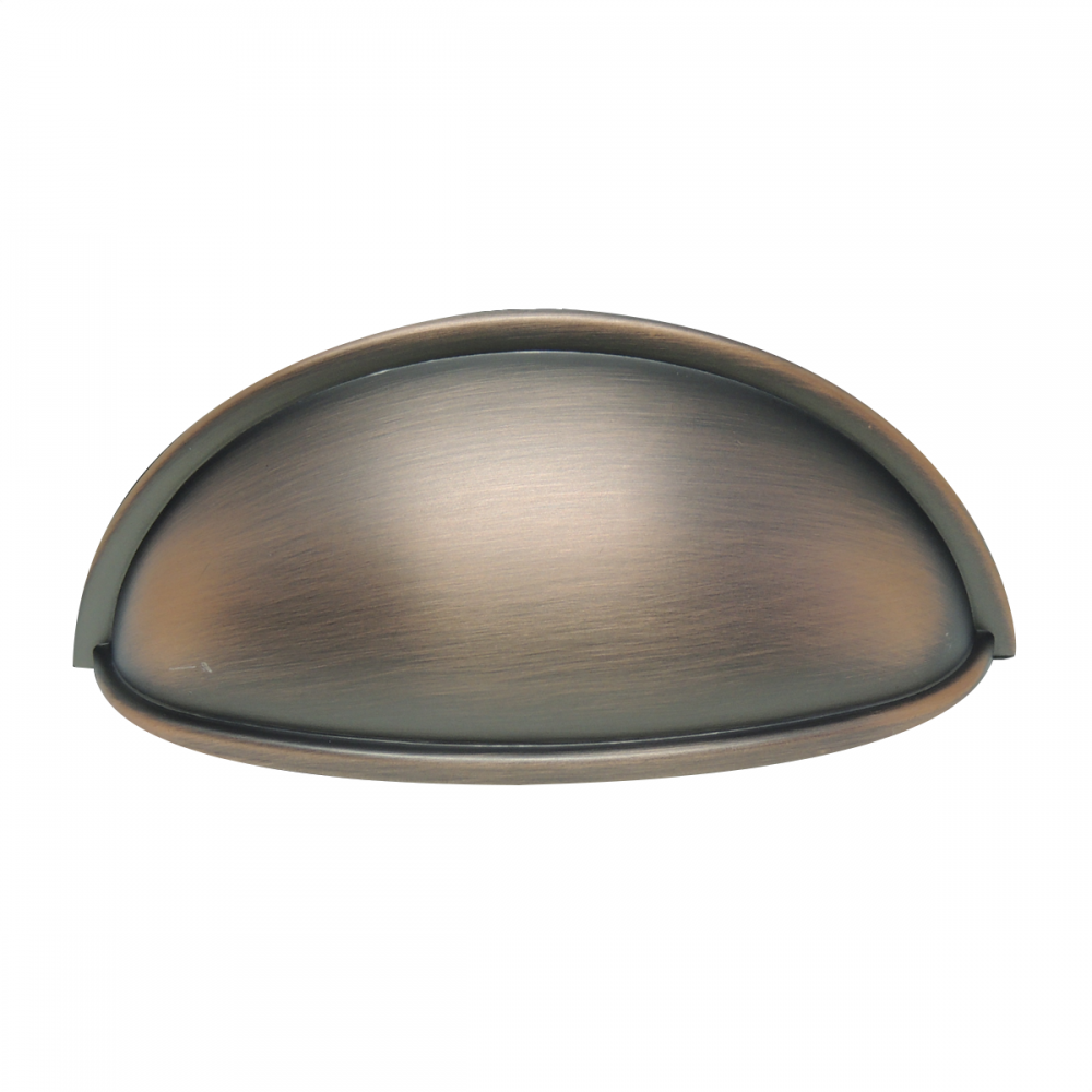 Puxador Colonial 220 Concha 76mm Cobre Velho - ItalyLine