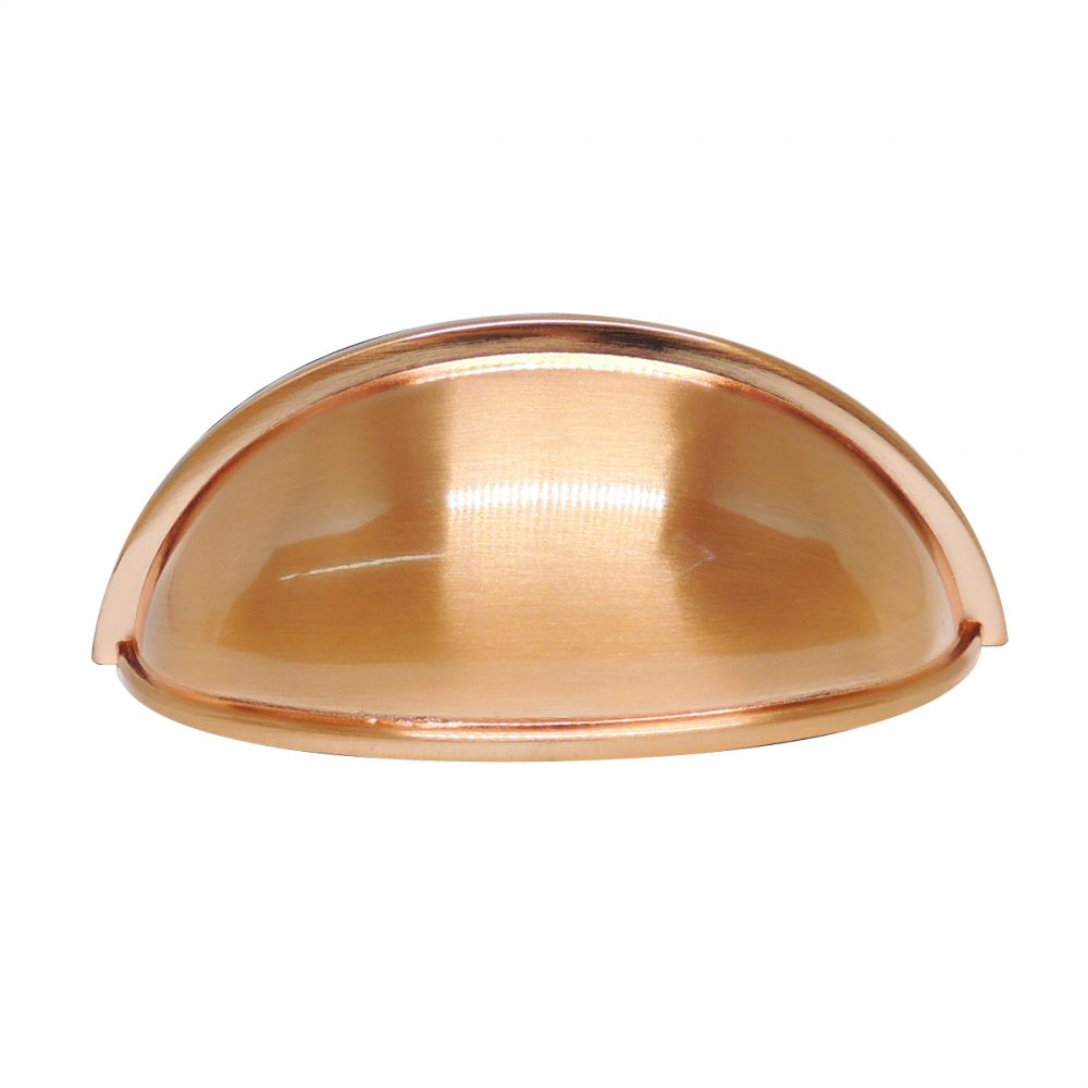 Puxador Colonial 220 Concha 76mm Rose Escovado - ItalyLine