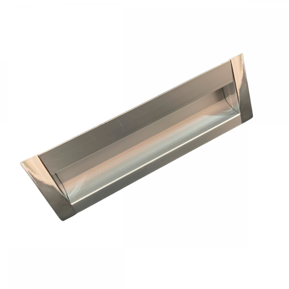 Puxador Concha AP1212 Alum Reto 128mm Anodizado