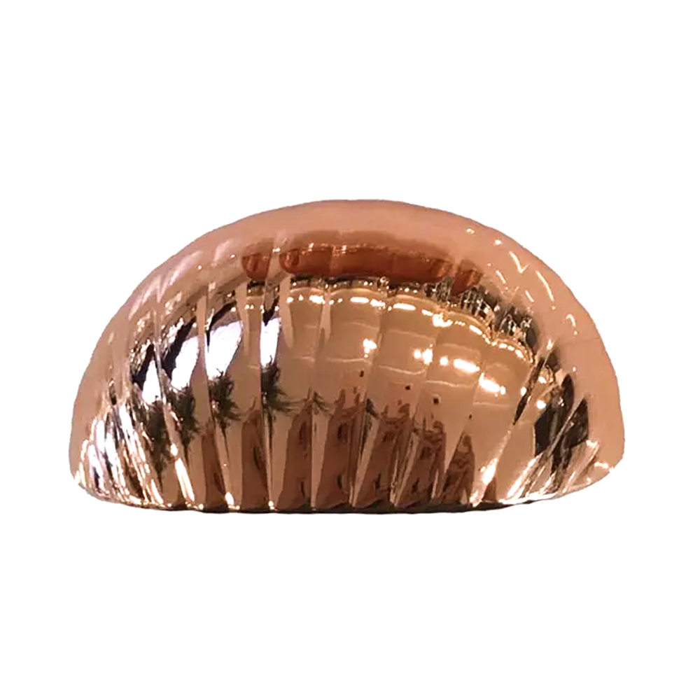 Puxador Concha Ostra 64mm Cobre Brilhante - Gruppa