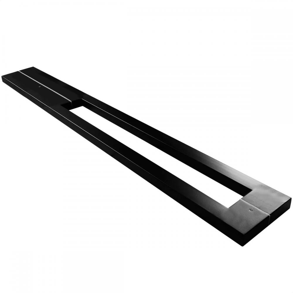 Puxador Blindex Espingarda MB 2050 Inox Preto