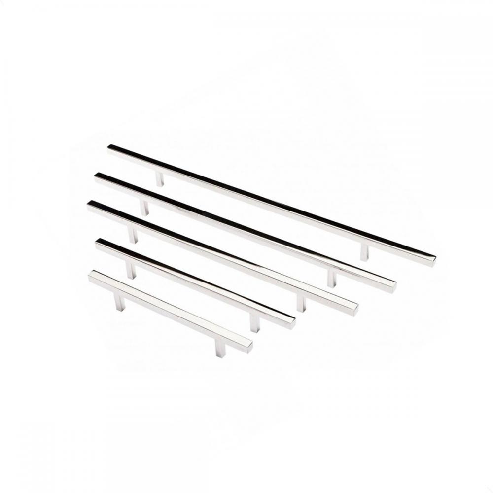 Puxador Haste Quadrado 10mm Inox Polido - Renna