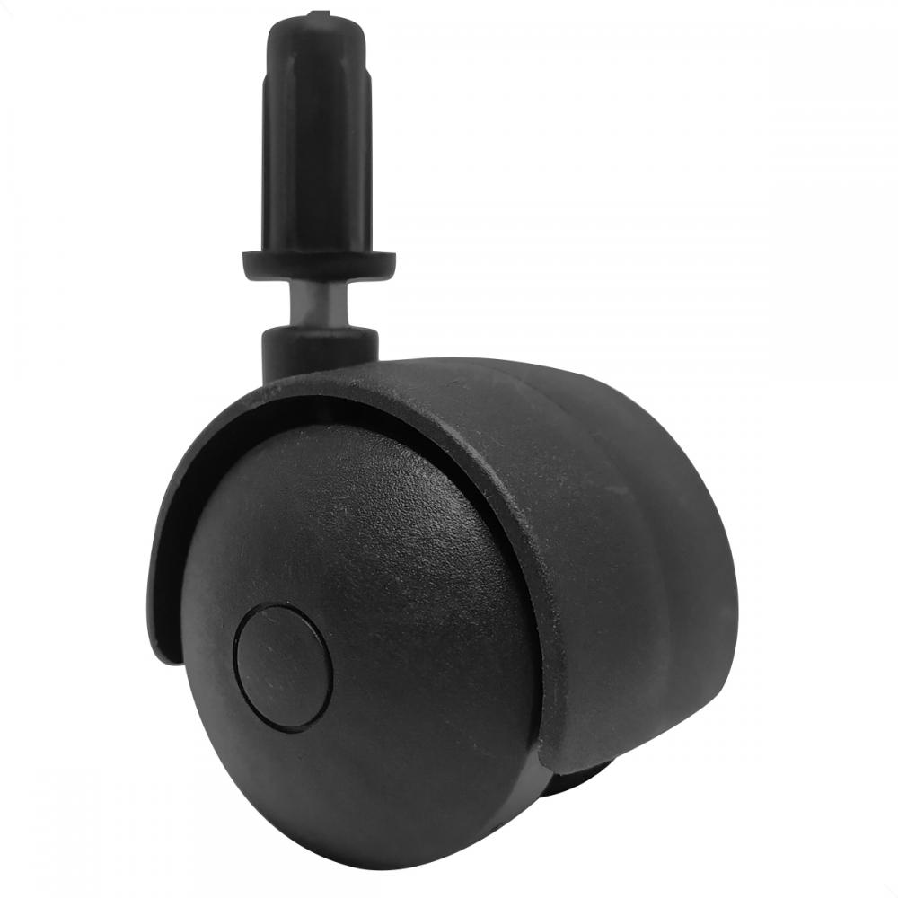 Rodizio SQ40HG 42mm com Pino e Bucha 10mm Sem Freio - Unidade