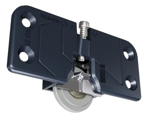 Sistema Deslizante Ro21m Para 1 Porta 30kg Rometal