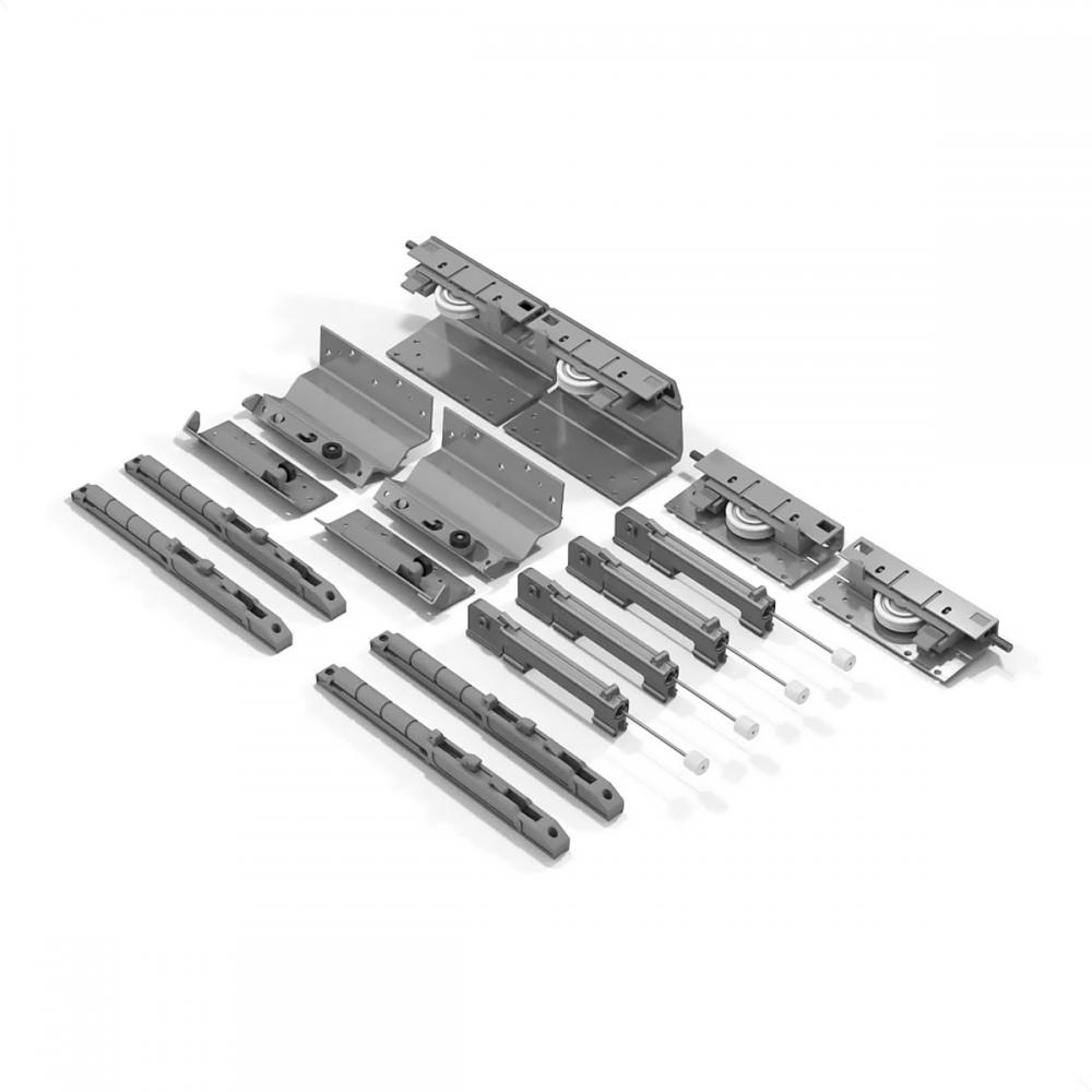 Sistema Deslizante SS 200/2 TOP (50 a 80kg) para 02 Portas - Rometal