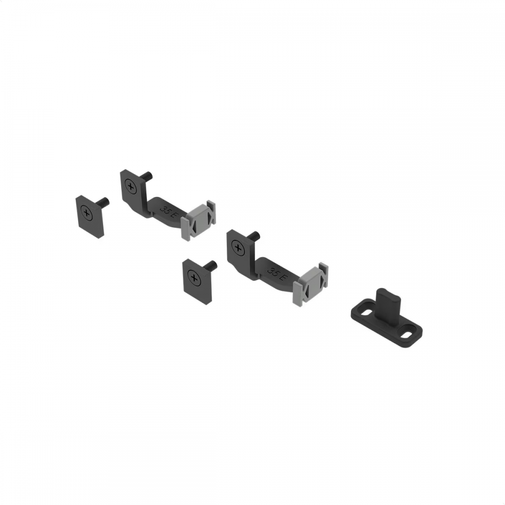 Sistema Sequenziato 45mm para 03 Portas Fechamento das Portas a Direita - Rometal