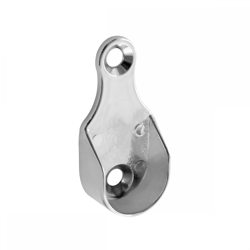 Suporte Lateral para Tubo Cabideiro Oblongo 310 Cromado