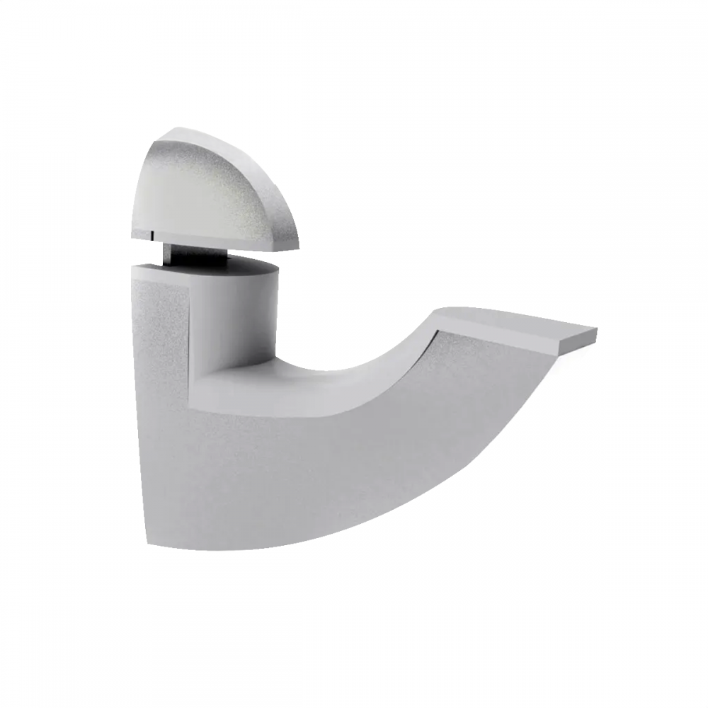 Suporte para Prateleira Tucano Diamante Grande Cromado SP-190CB - Rometal