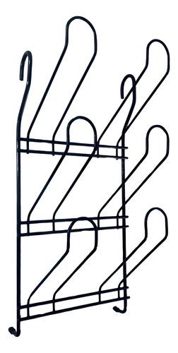 Suporte Louças Para 6 Copos Taças Preto 2456 Jomer