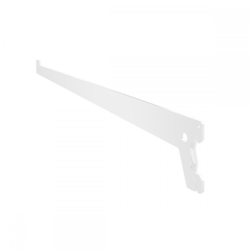 Suporte de Prateleira para Trilho Cremalheira Branco - Zamar