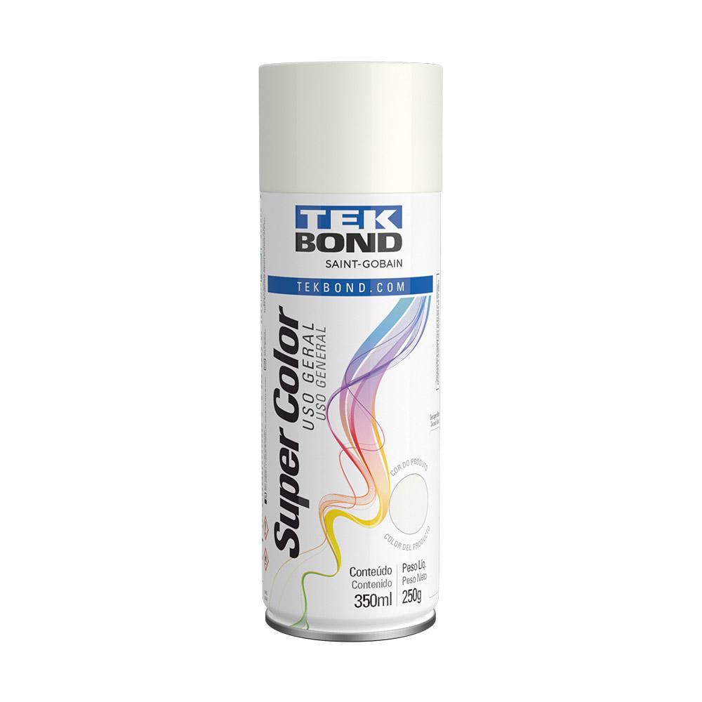 Tinta Spray Branco Fosco Uso Geral 350ml/250g Tekbond