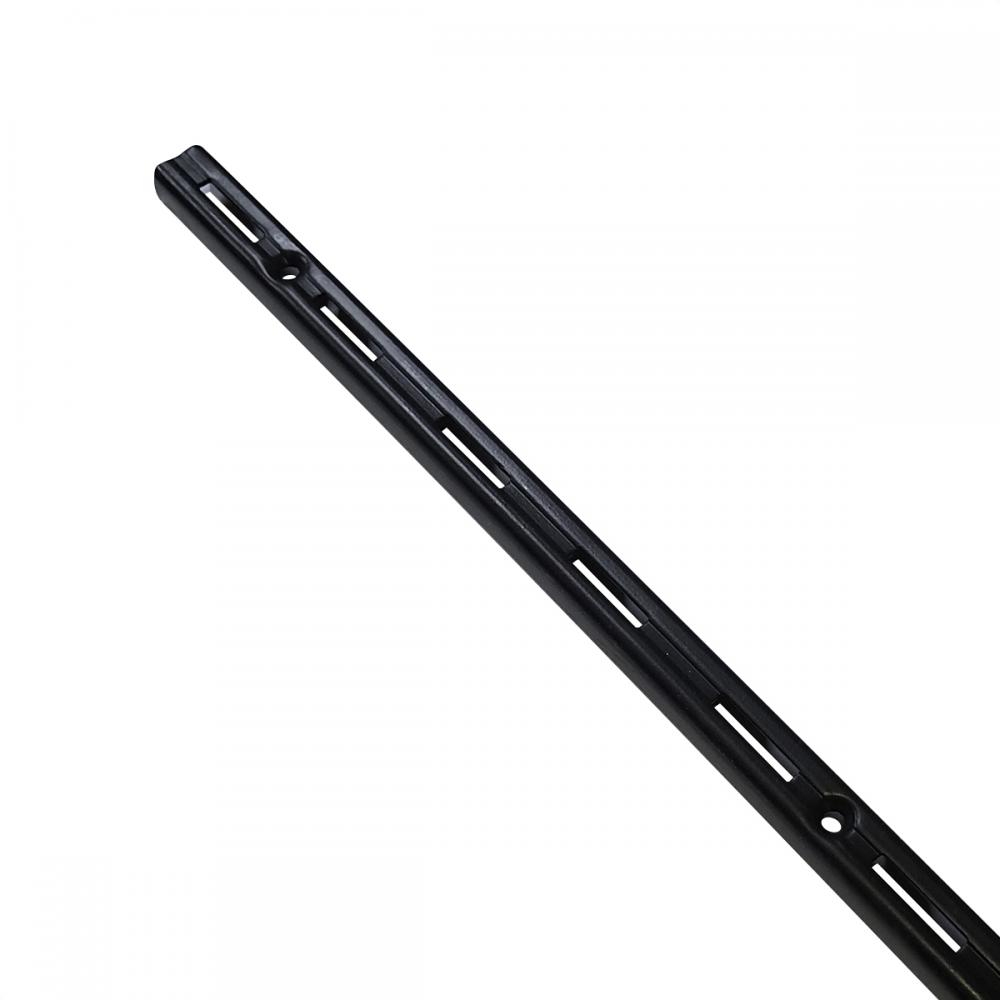 Trilho para Prateleira em Aco 150cm Preto - Zamar