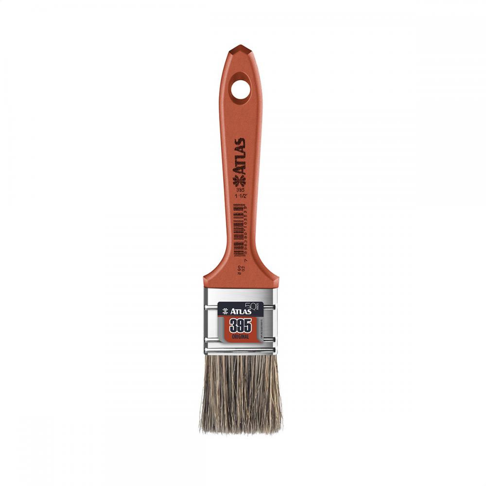 Pincel Trincha Cerdas Gris 1.1/2 Pol. 395/4 - Atlas