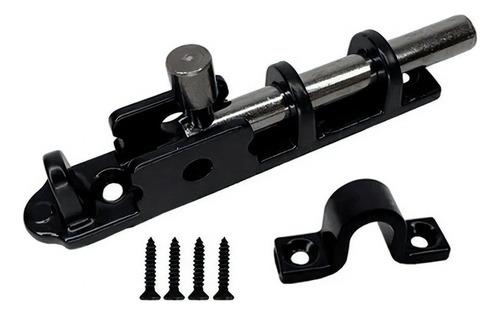 Trinco Fecho Ferrolho Porta E Janela Preto Reforçado 15cm