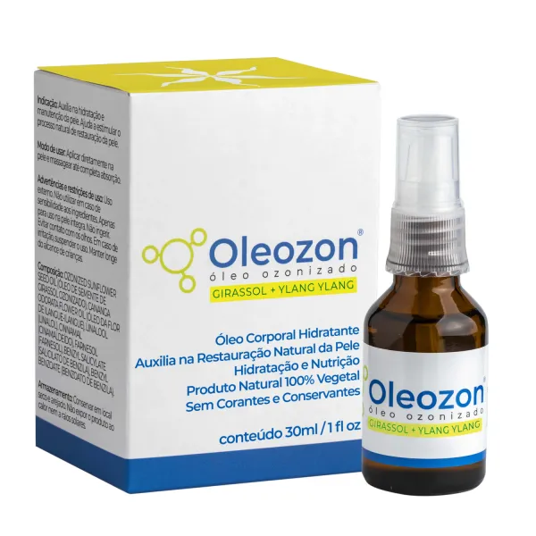 Óleo de Girassol Ozonizado + Ylang Ylang Oleozon 30ml