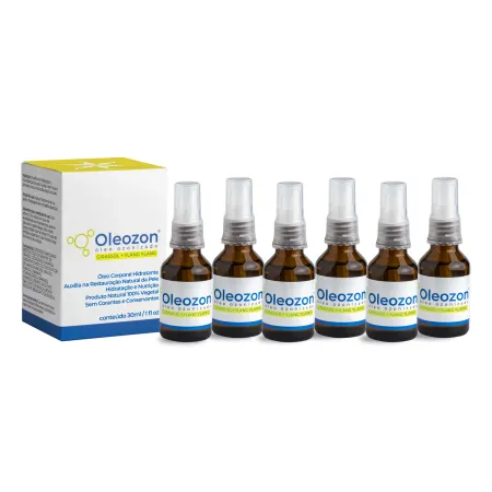 Óleo de Girassol Ozonizado + Ylang Ylang Oleozon 30ml - 6 unidades