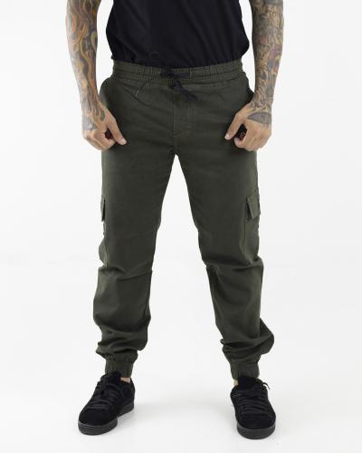 calça jogger verde musgo