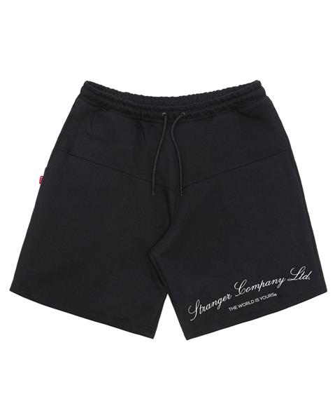 Bermuda Stranger Moletom Manuscript (Preta) BERMUDAS Stranger