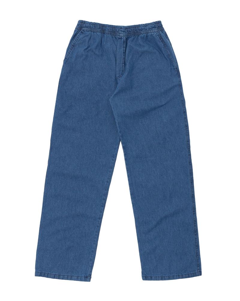 Calça Jeans Balão Reta Stranger (Azul Escuro) : CALÇAS : Stranger