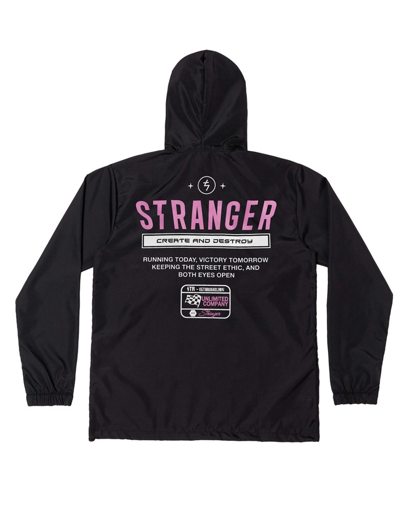 Corta Vento Stranger Racing (Preto) :