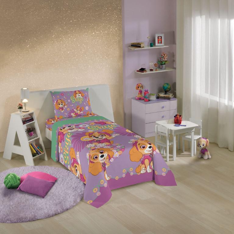 Jogo de Cama Infantil Barbie Reinos Mágicos Lepper