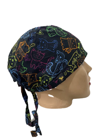 Gorro Cirúrgico, IGG+ Positivo, Rosa Neon, Fundo Preto - ToucaTop - Toucas  Cirúrgicas Divertidas e Personalizadas