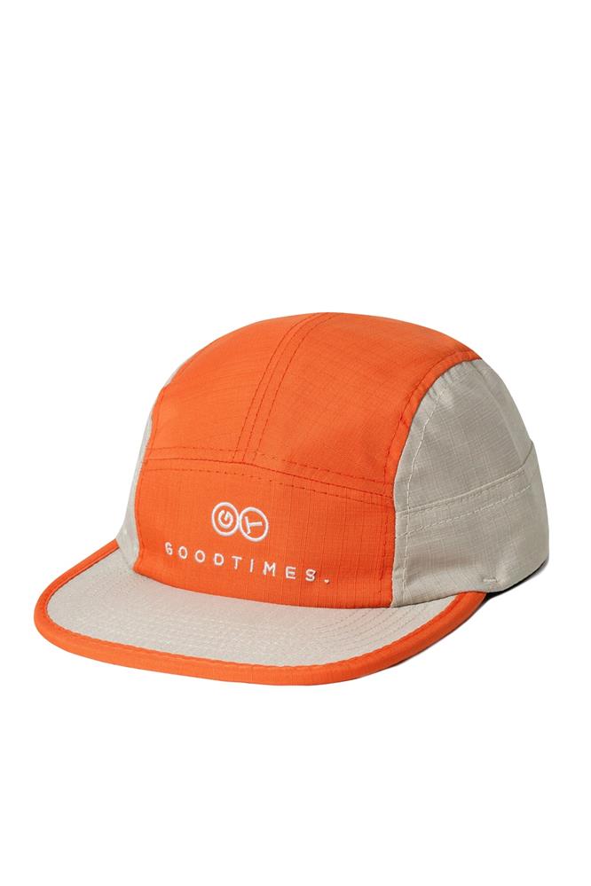 Boné Five Panel Aba Flexível Good Times Laranja/Areia : ACESSÓRIOS
