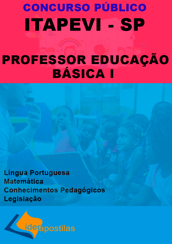 Apostila Prefeitura de Itapevi - SP 2023 - Professor de Educação