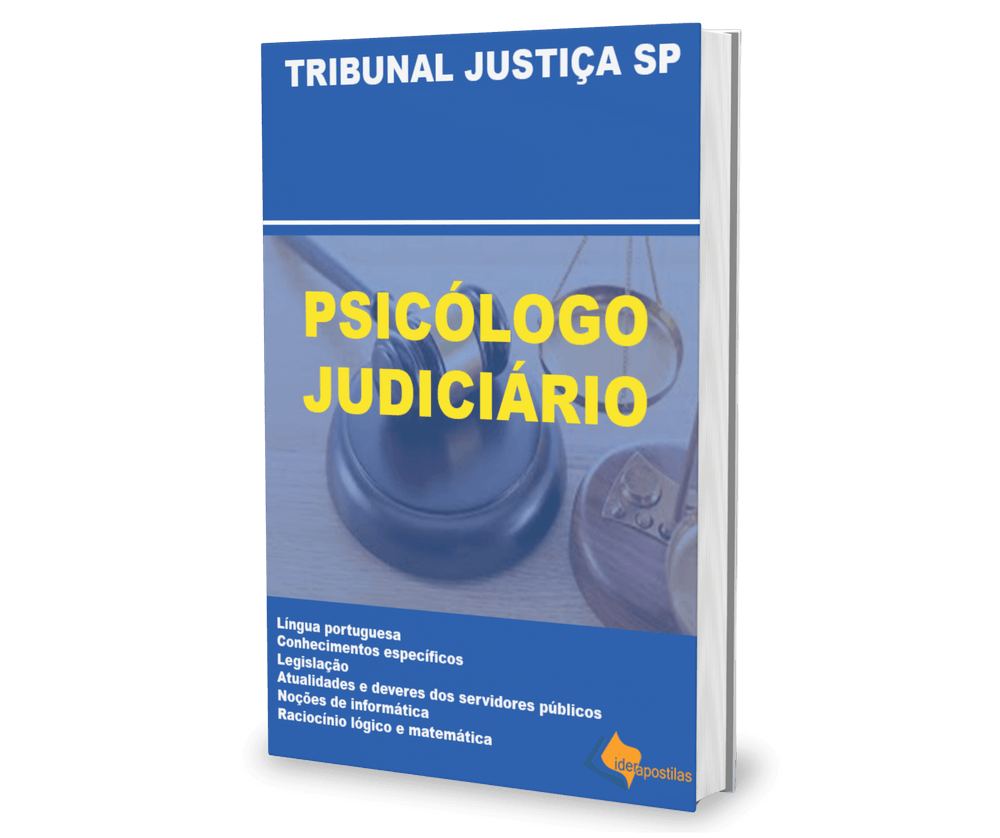 Apostila Psicólogo Judiciário TJ SP 2025 Completo e Atualizado