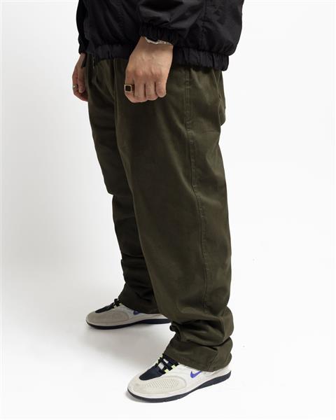 Calça Big Throw Sarja Cyber Essence (Verde Musgo) : CALÇAS