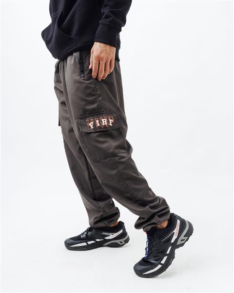 Calça Ripstop Cargo Bolso Zíper Fire Slam Dunk (Chumbo) : OUTLET