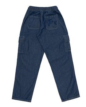 Calça Big Cargo Jeans Fire Express Star (Azul Marinho) : CALÇAS