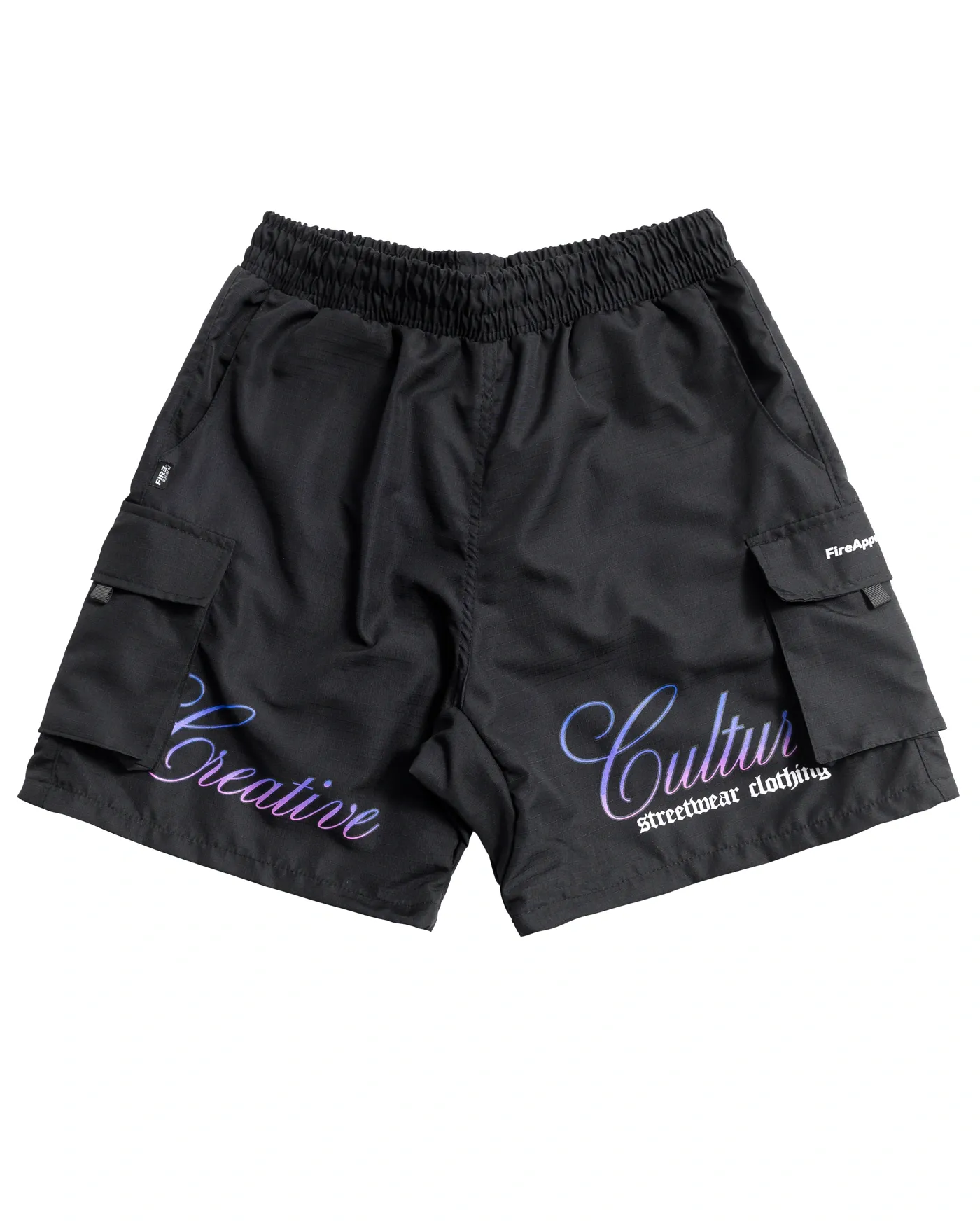 Bermuda Fire Rip Stop Forrada Creative Culture Colors (Preto)