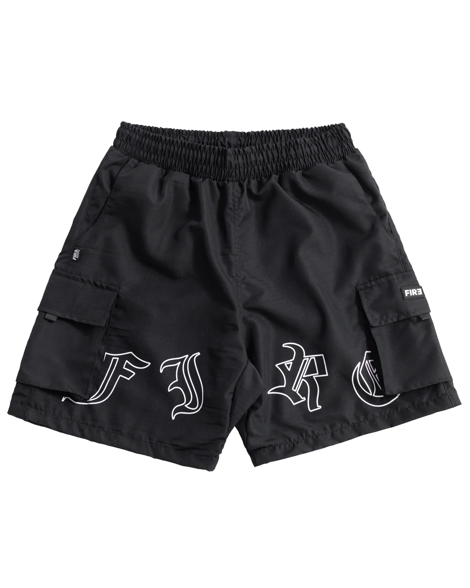 Bermuda Fire Rip Stop Forrada Gothic Print (Preto) : BERMUDAS FIRE APPAREL