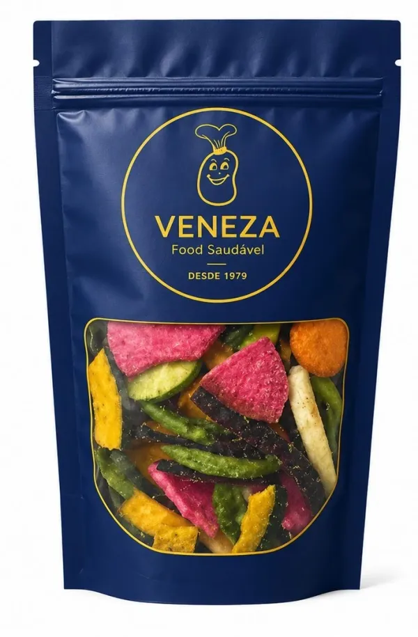 Mix de Vegetais Chips ( Veneza Food Saudável ) 10x 100 gramas