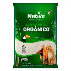 Açúcar Cristal Orgânico Native - 5 kg - Pacote