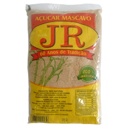 Açúcar Mascavo JR 20 x 500 gramas - Fardo 10 kg