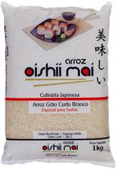 Arroz Japonês Oishii Grão Curto- 5 Kg - Pacote
