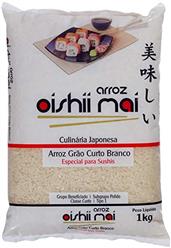 Arroz Japonês Oishii Grão Curto - 6x5 Kg - Fardo
