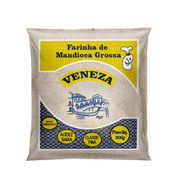 Farinha de Mandioca Grossa 20x500 Veneza - Fardo 10Kg