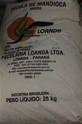 Fécula de Mandioca - Loanda - 25Kg - Saca